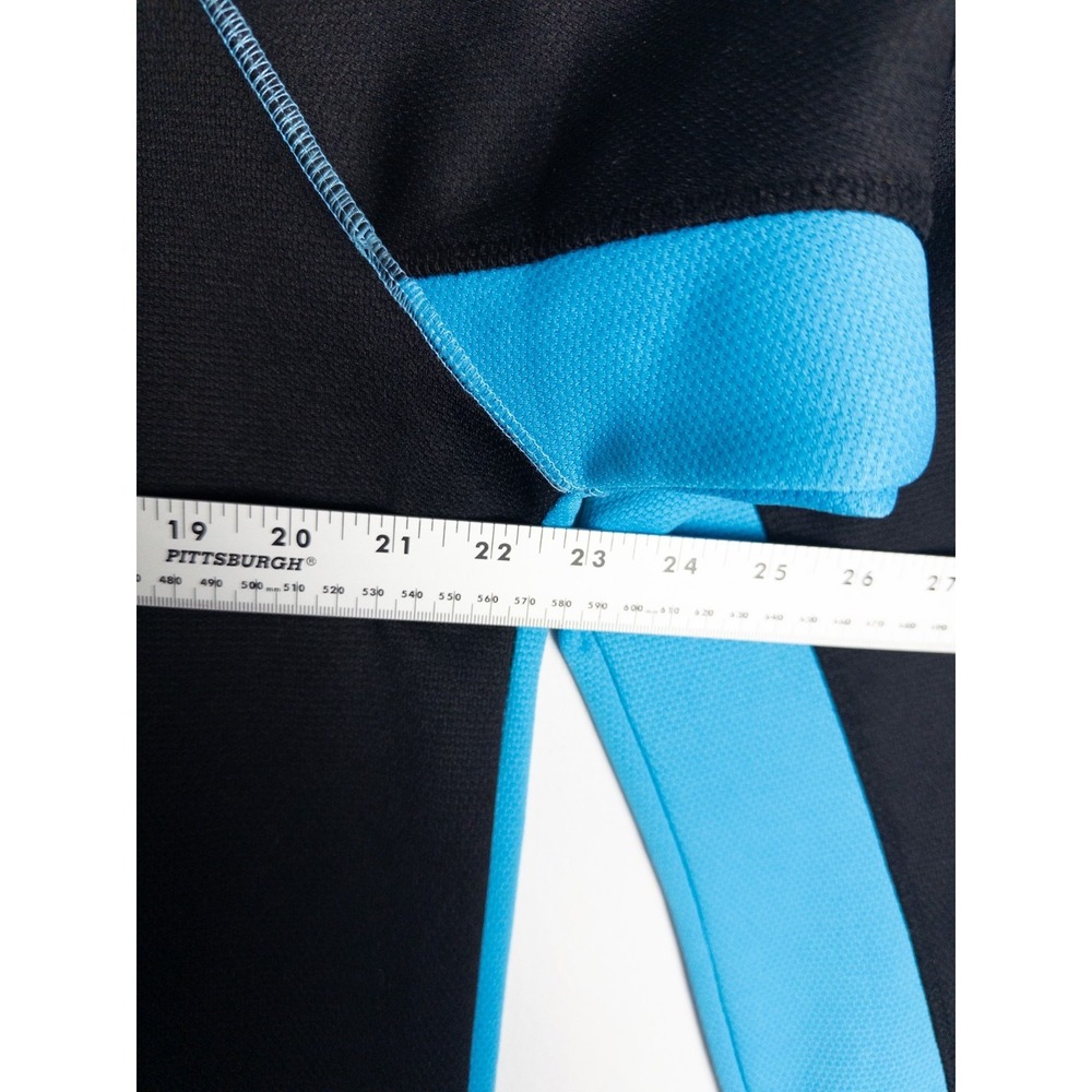 VTG NFL Carolina Panthers Jacket Mens Full Zip M‎ Black Blue Logo Outdoor - Picture 7 of 7